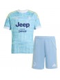 Juventus Francisco Conceicao #7 Replika Borta Kläder Barn 2025-26 Kortärmad (+ byxor)